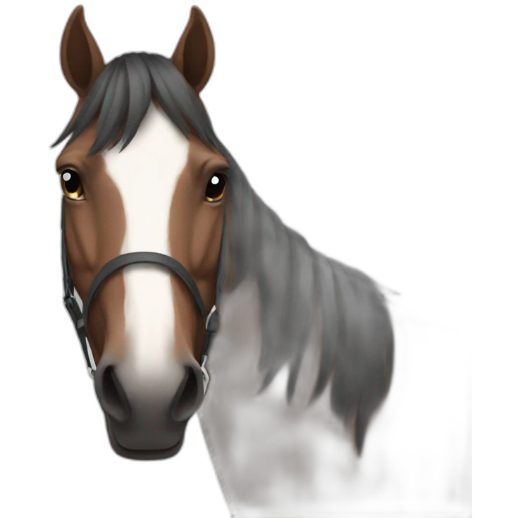 Generate horse with charter emoji