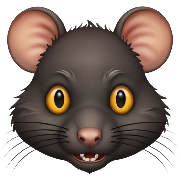 stinking black rat emoji