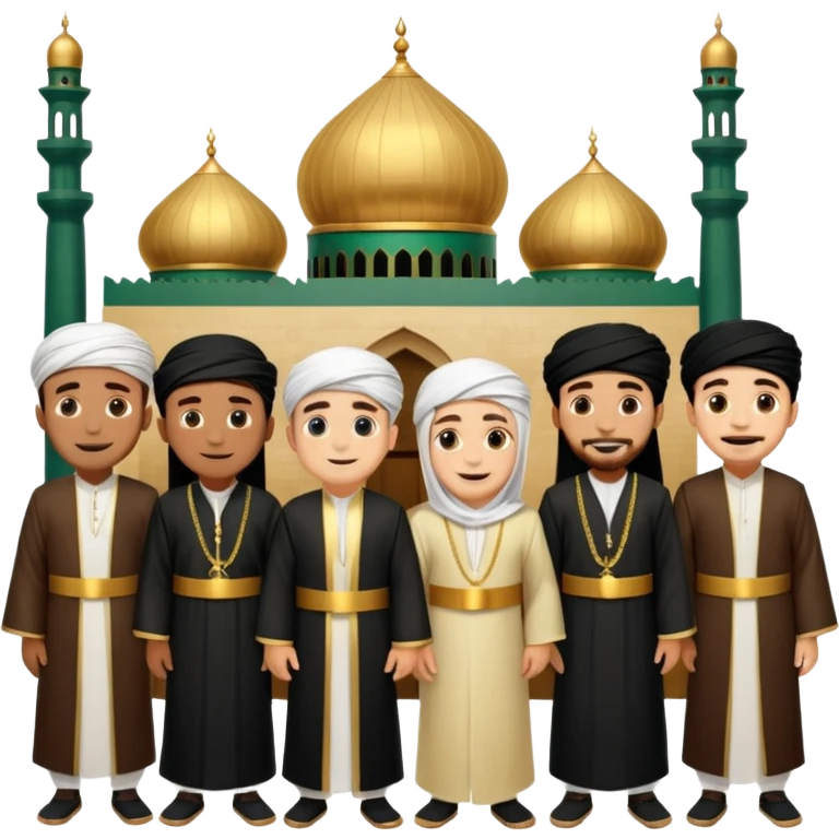 جمعنا و ایاکم عند المولا ابی عبدالله و اخیه العباس علیهم السلام emoji