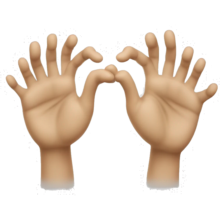 3 hands shaking each other emoji