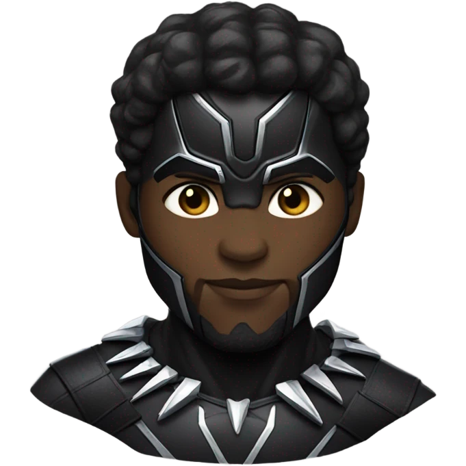 Black Panther super hero  emoji