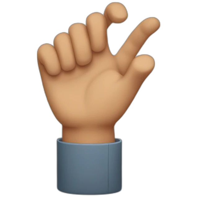 mano señalando emoji