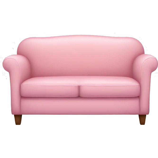 light pink sofa emoji