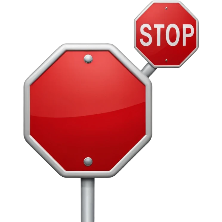 Just stop emoji