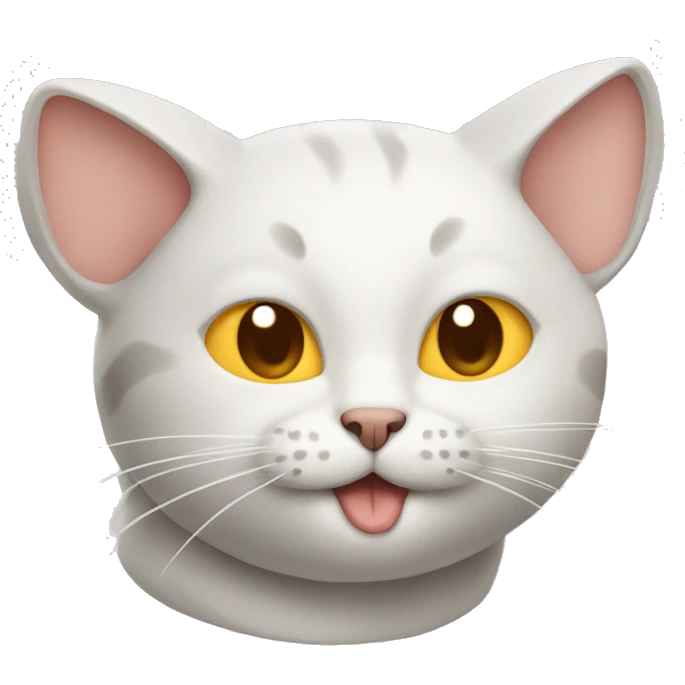 Cat with mouse and cheese emoji