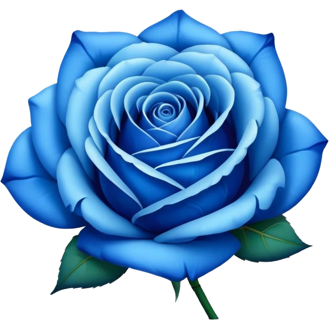 Rosa azul  emoji