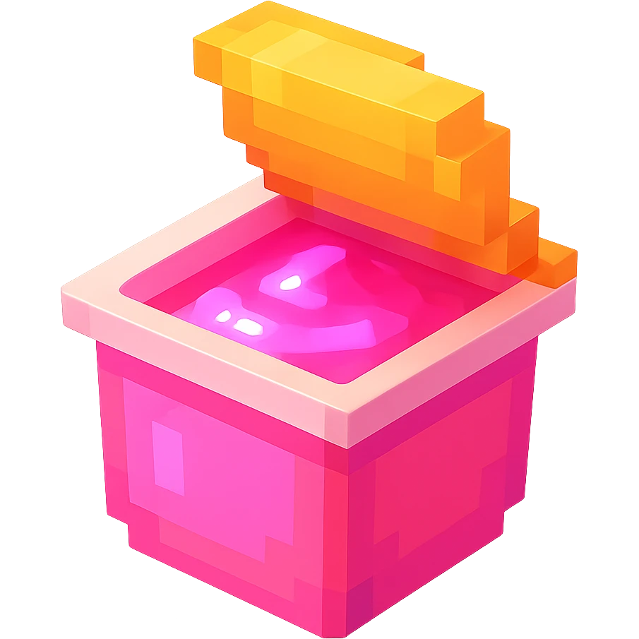 сделай соус из фастфуда розовый светящийся, no background  emoji