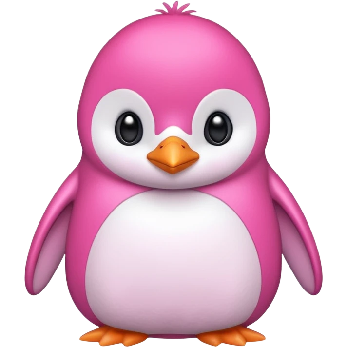 pink penguin emoji