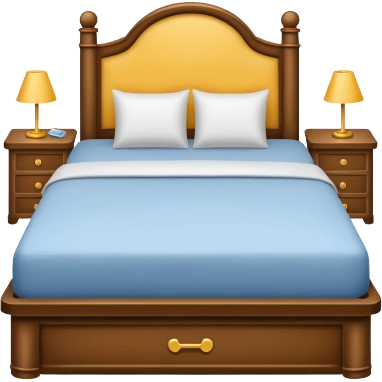 hotel bed emoji