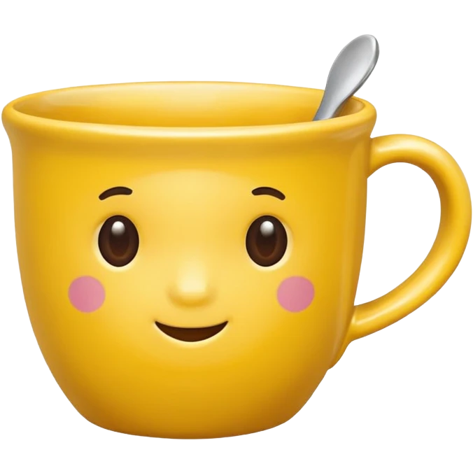 Yellow cup emoji