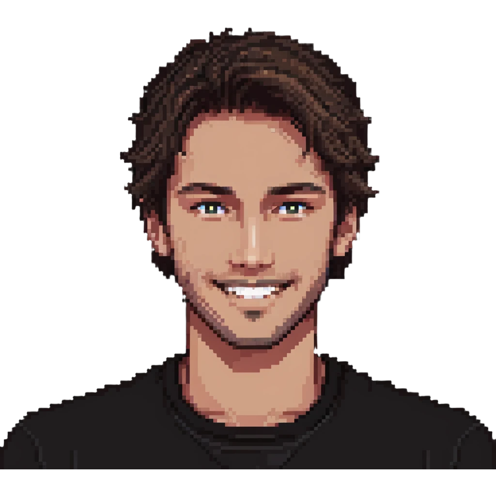 handsome guy smiling emoji