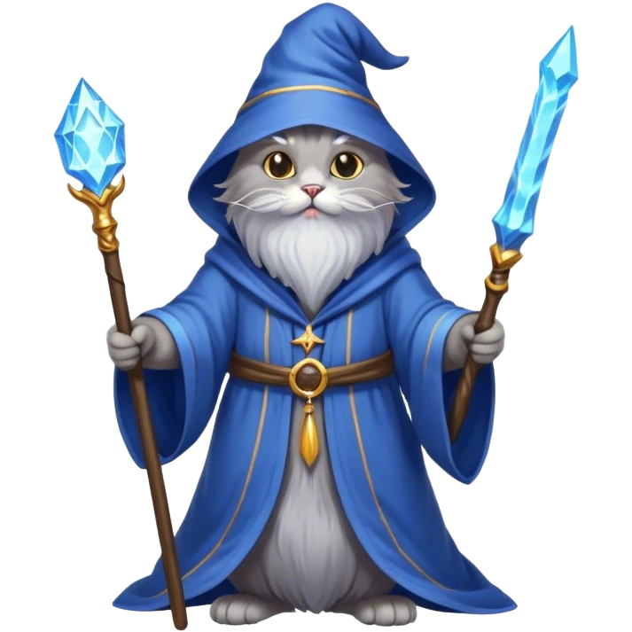 Cat wizard emoji