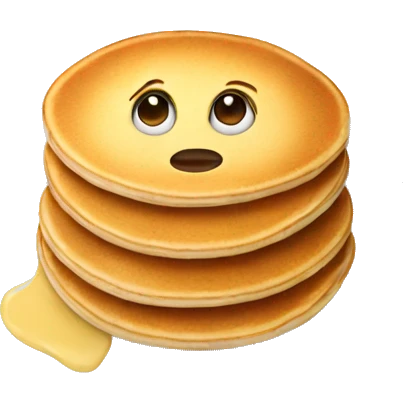 Plate pancakes  emoji