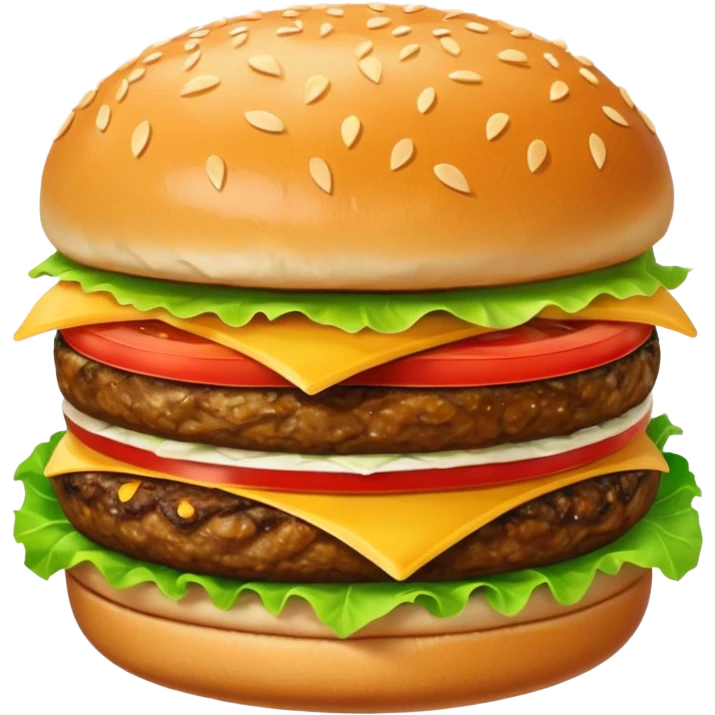 햄버거 감자튀김 emoji