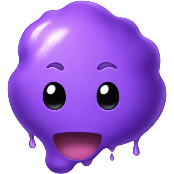 Violet slime emoji