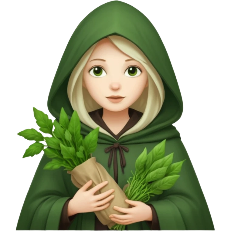 Herbal witch emoji