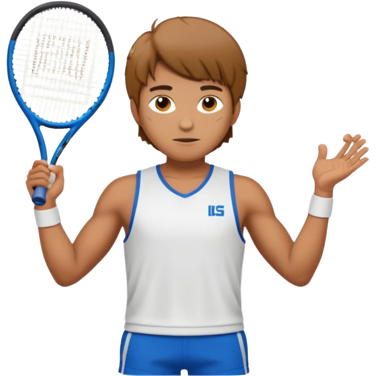 leon playing tennis emoji