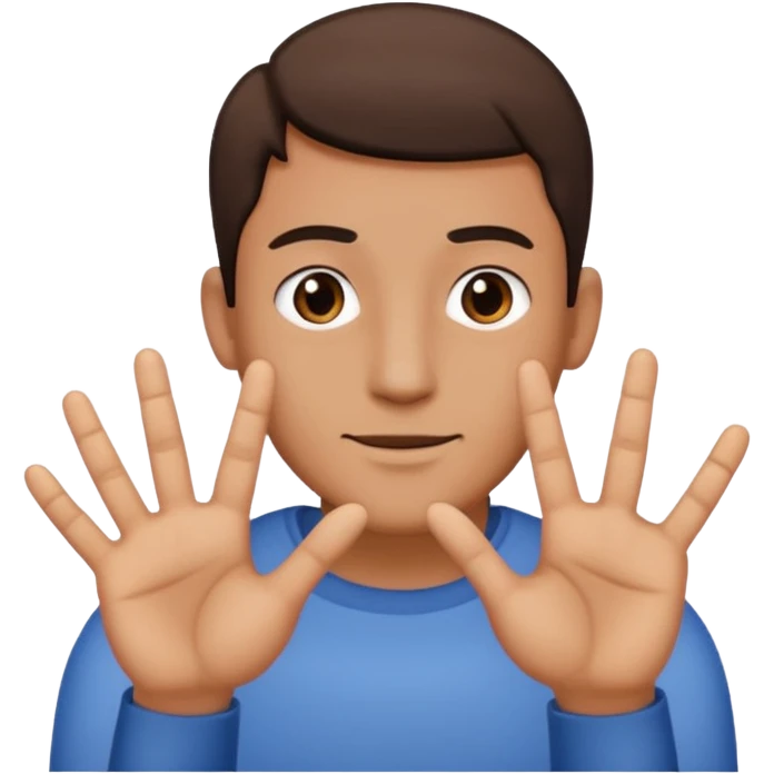  I want a guy that has both of his hands six and seven  emoji