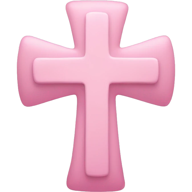 Light Pink cross emoji