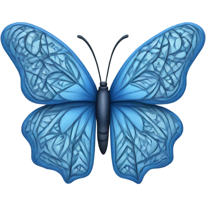 Blue 🦋 emoji