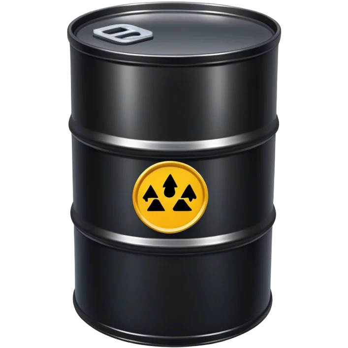 black oil drum emoji