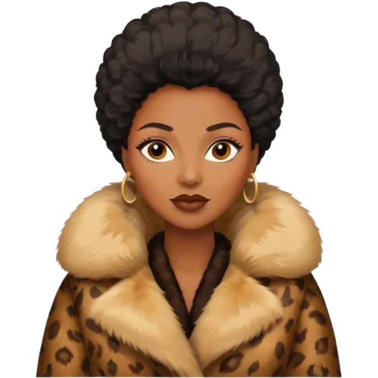 black skin mob wife emoji