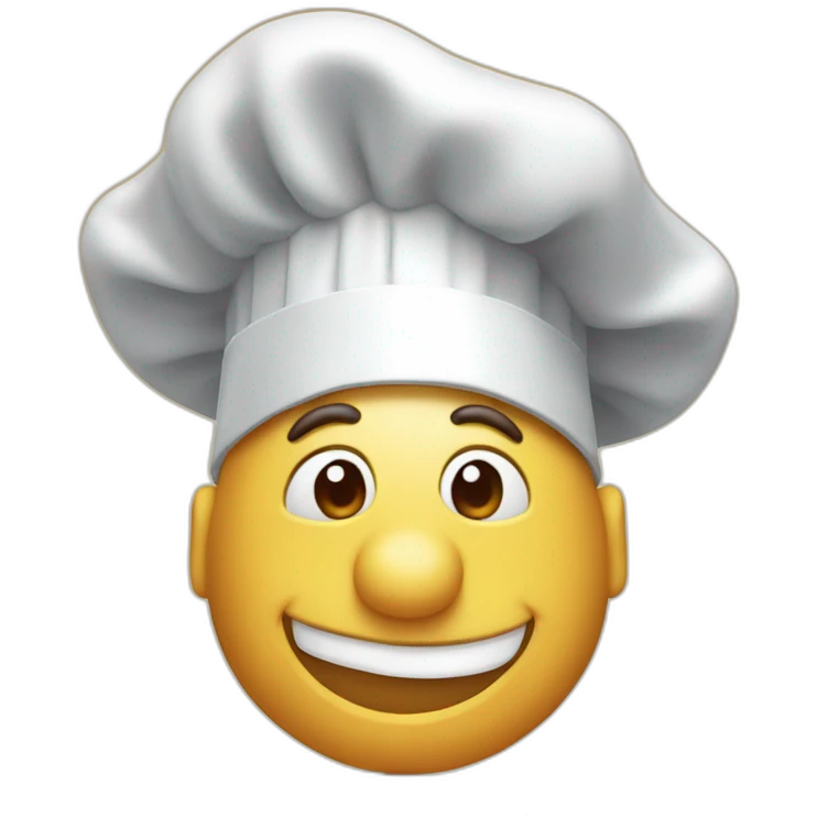 Ratatouille on the chef head emoji