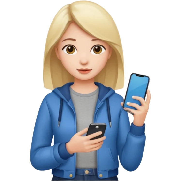 girl online shopping  emoji