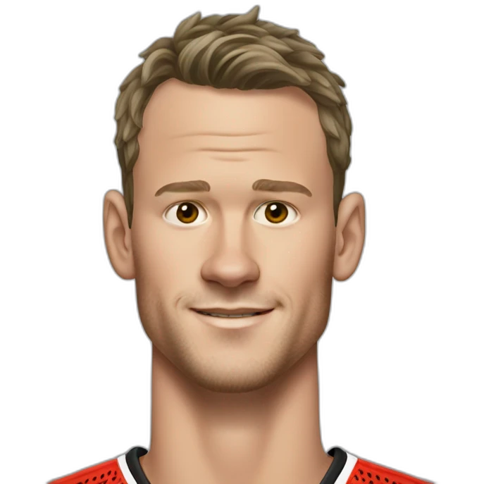 Jonathan Toews as a beach bum emoji
