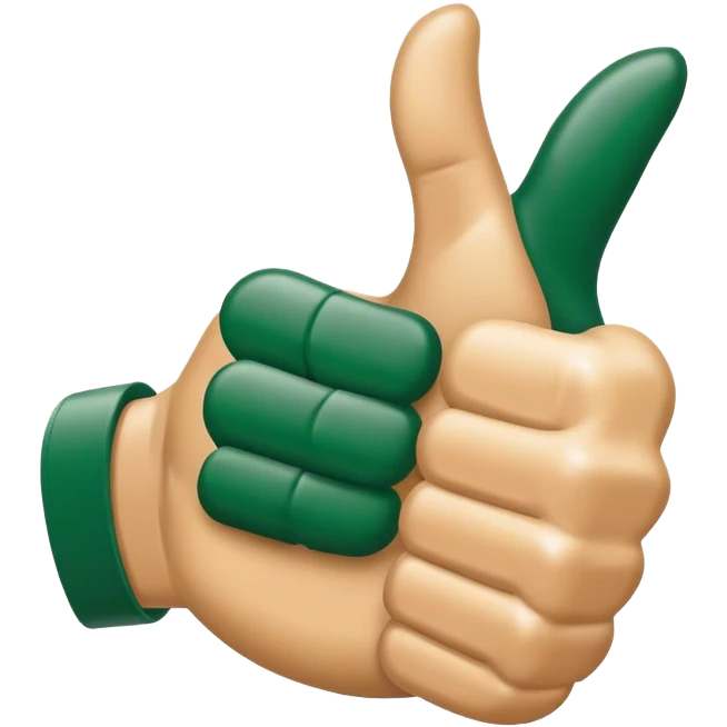 UNC Charlotte Logo making a thumbs up emoji