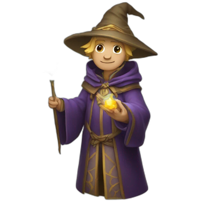 Mage seduit par une fée emoji