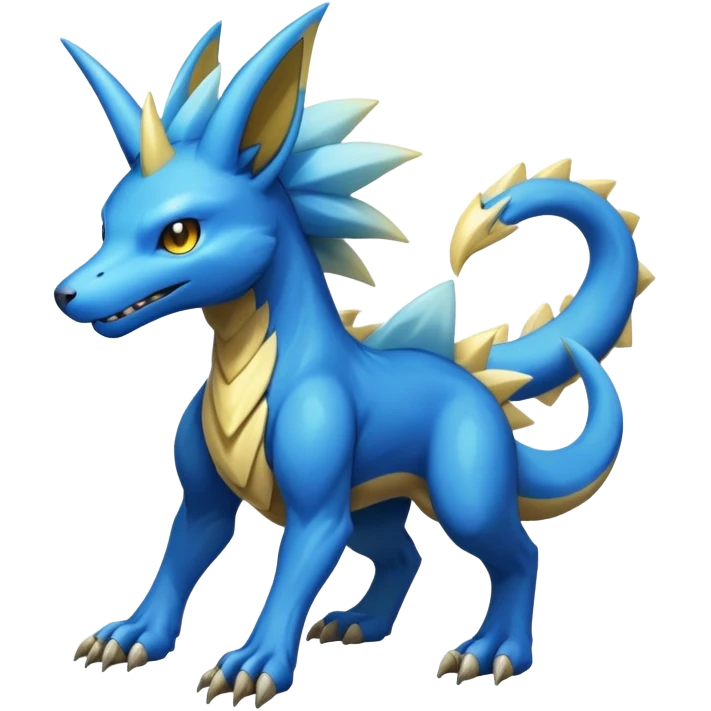 Manectric-Lucio-Draco-Fakémon-hybrid-creature (full body), 4 legs emoji