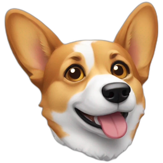 Corgi hacker emoji