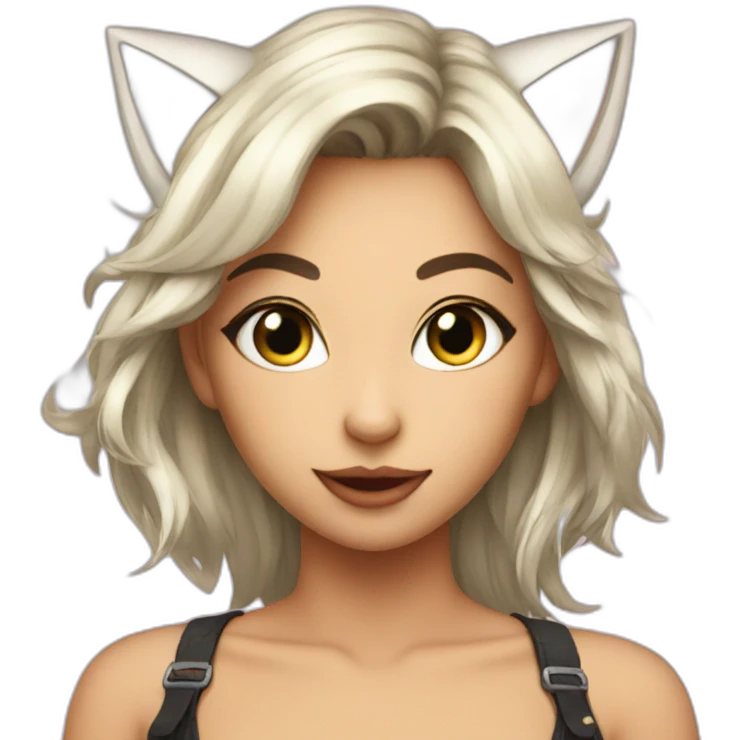 sexy catgirl emoji