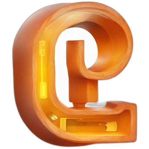 nixie tube letter Q emoji