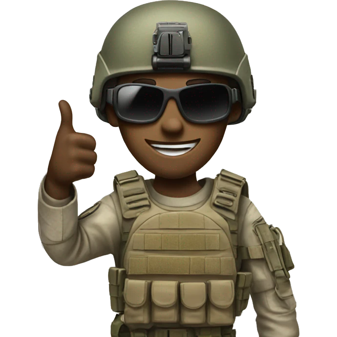special forces thumbs up emoji
