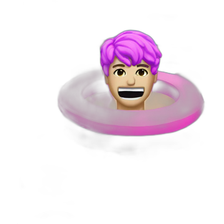 vaporwave pool emoji