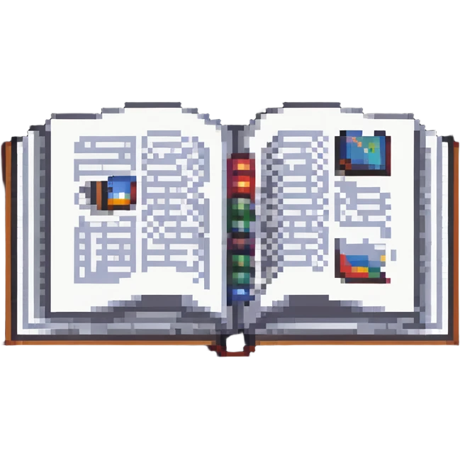 open book for students emoji