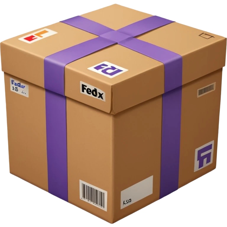 FedEx delivery parcel emoji