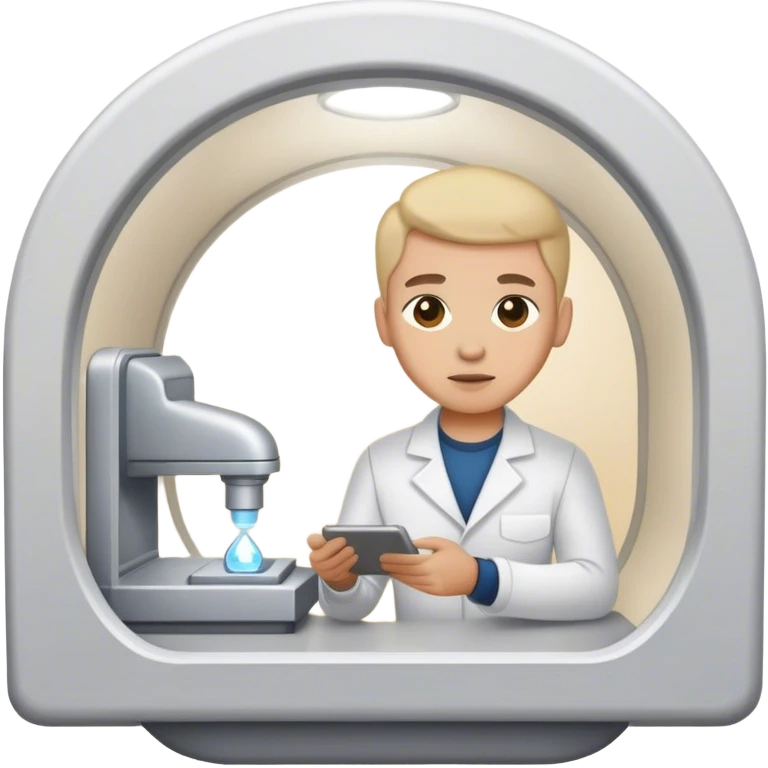 Working in a small chamber emoji