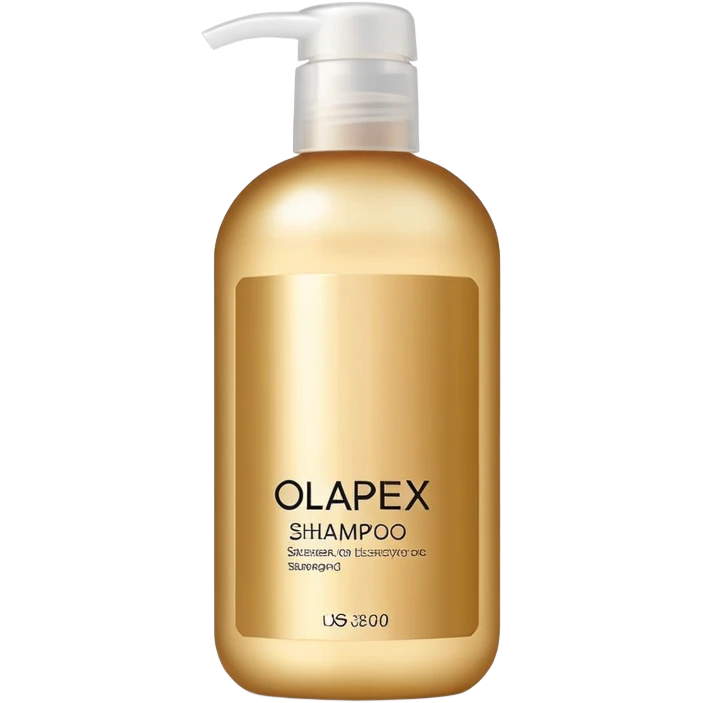 Luxury Olaplex shampoo bottle emoji