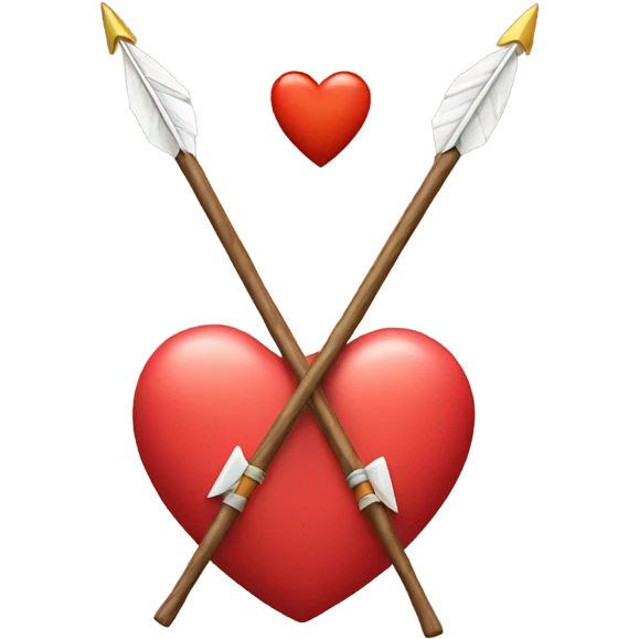 bow and heart arrow emoji