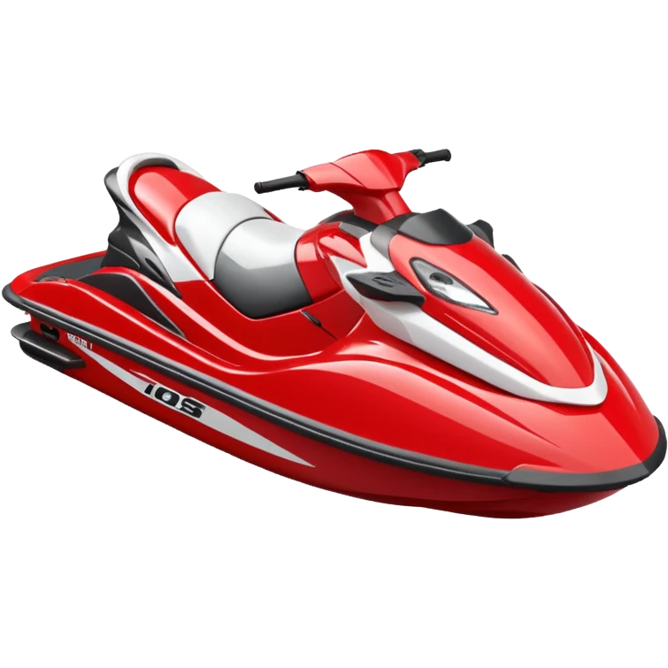red and white jet ski emoji