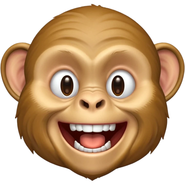 monkey laughing emoji