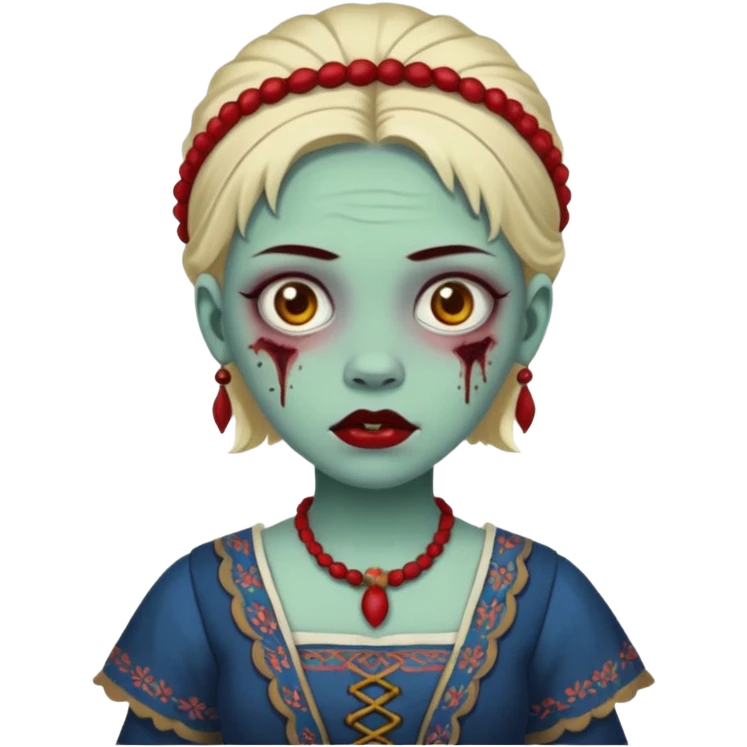 zumbi garota emoji