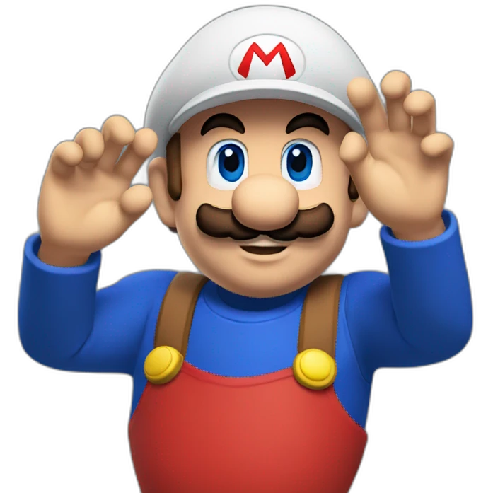 mario salute emoji