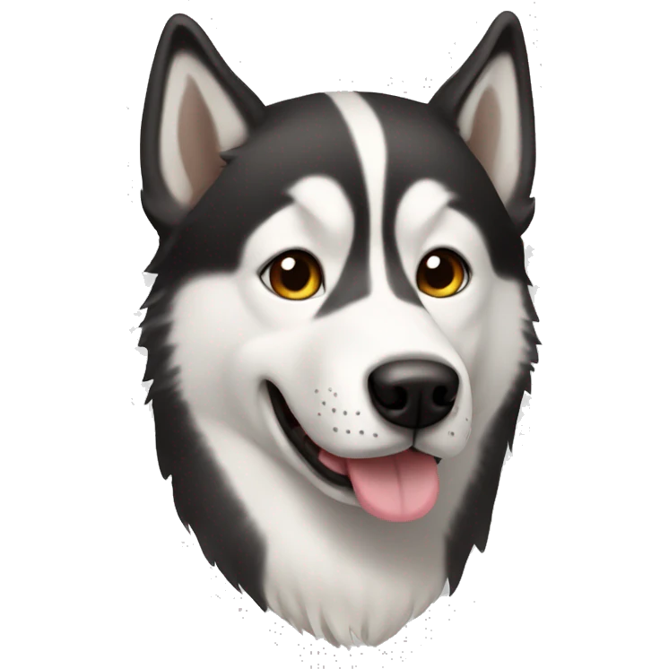 Dog husky emoji