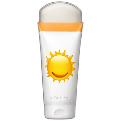 Sunscreen emoji