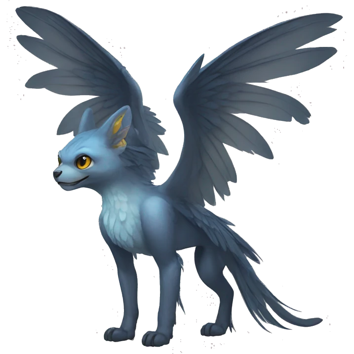 cool winged animal hybrid full body emoji