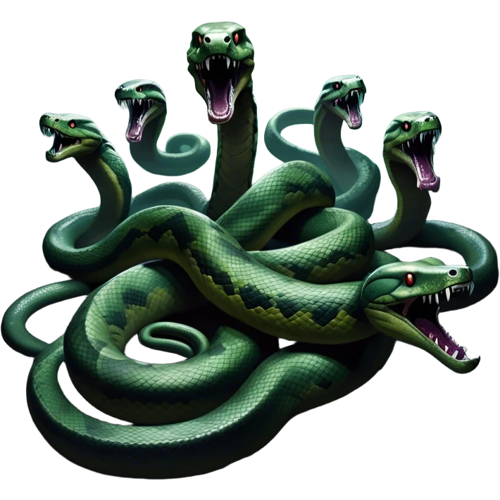 Thriller Movie Icon: A dramatic, close-up collage with sinister villains, a slithering anaconda, and zombie figures emerging from the shadows. Dark and moody atmosphere with eerie lighting, tension-filled elements. Transparent background. emoji